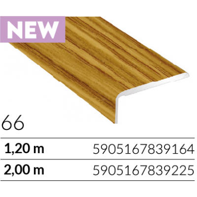 ARBITON CS25 dąb deska W66 profil zakończeniowy do wykończenia podłogi 1,2m